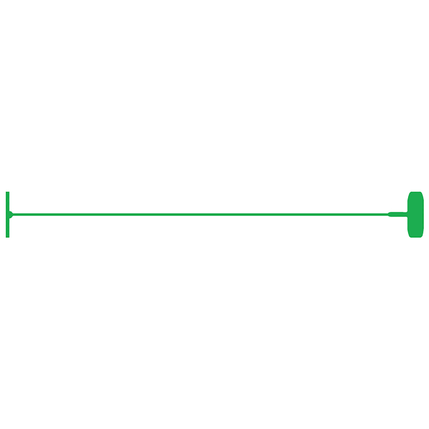 3" Green Standard Fasteners - TAGS-43023